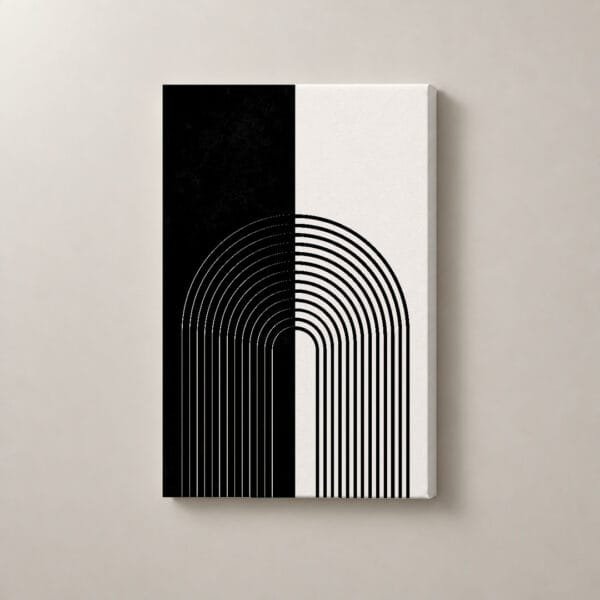 Umbral Nocturno, cuadro vertical en canvas