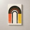 Arco de Fuego, cuadro vertical en canvas