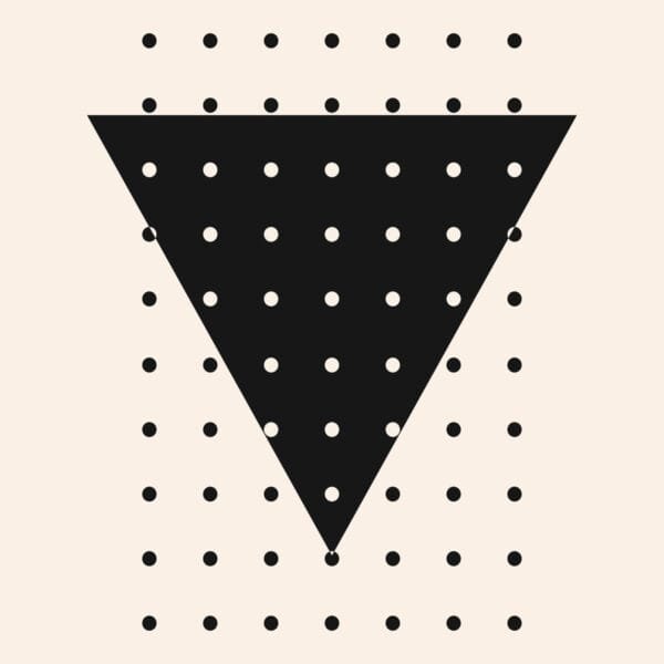 Triángulo en Puntos, arte sin mockup