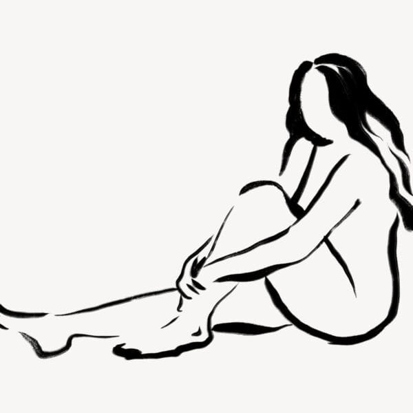 Quietud Femenina, arte sin mockup