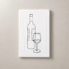 Brindis Esencial, cuadro vertical en canvas