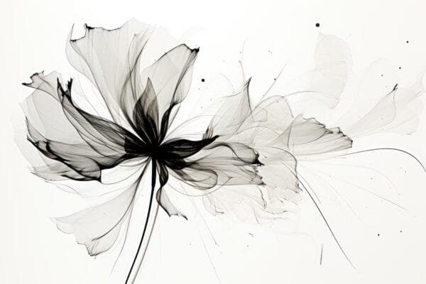 Pétalos al Viento, arte sin mockup