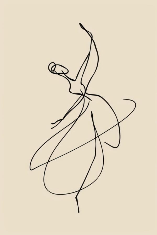 Danza de un Trazo, arte sin mockup