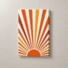Amanecer Radiante, cuadro vertical en canvas