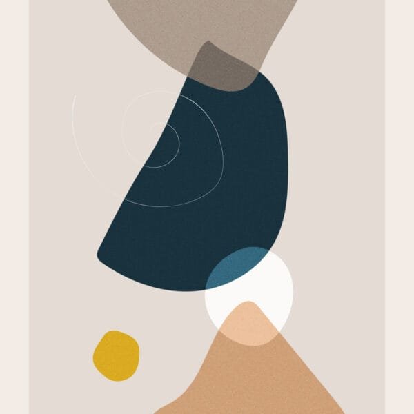 Equilibrio Azul Profundo, arte sin mockup