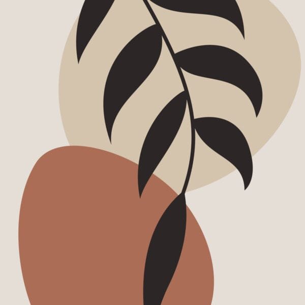 Hoja sobre Arcilla, arte sin mockup