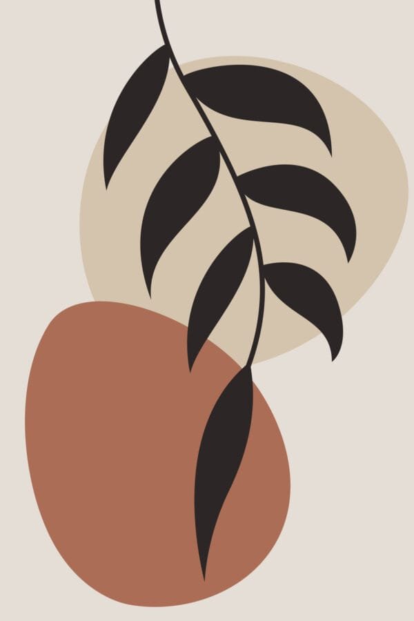Hoja sobre Arcilla, arte sin mockup