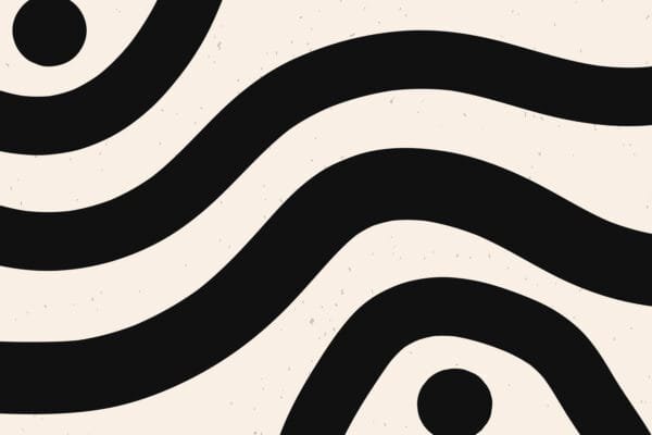 Ondas en Contraste, arte sin mockup