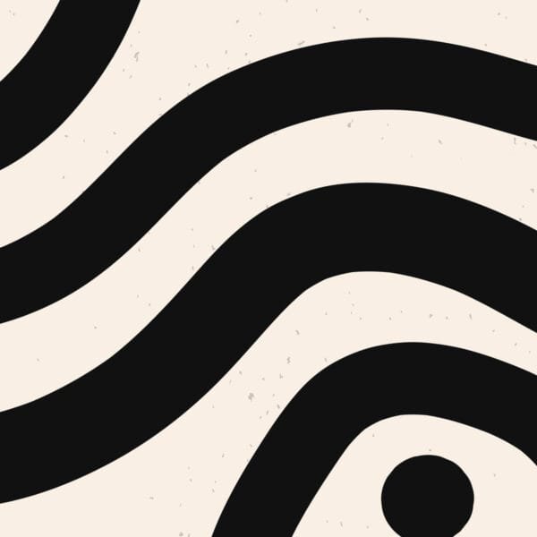 Ondas en Contraste, arte sin mockup