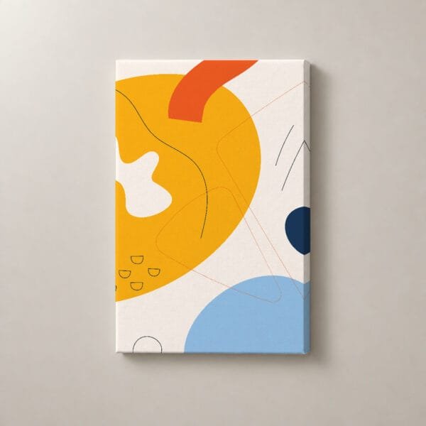 Juego Solar, cuadro vertical en canvas