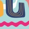 Ritmo Turquesa, arte sin mockup