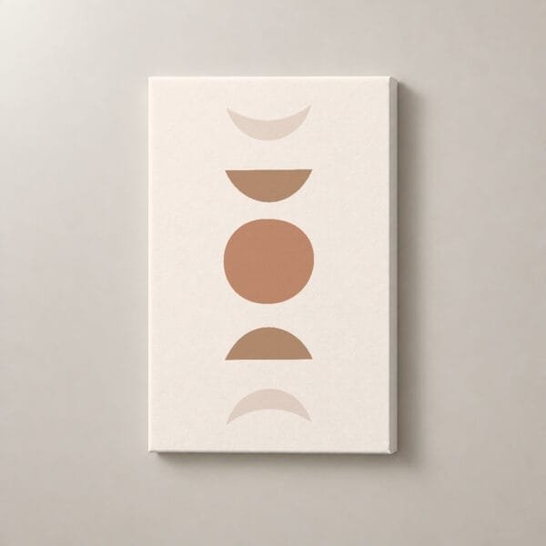 Fases de Arena, cuadro vertical en canvas