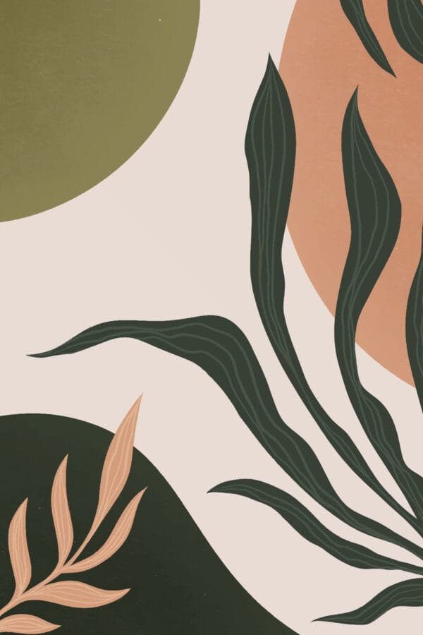 Hojas del Trópico, arte sin mockup