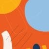 Encuentro Naranja y Cielo, arte sin mockup