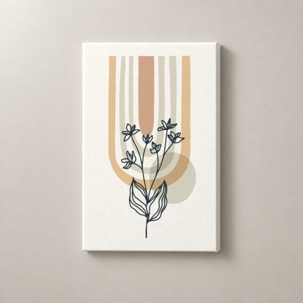 Brote entre Arcos, cuadro vertical en canvas