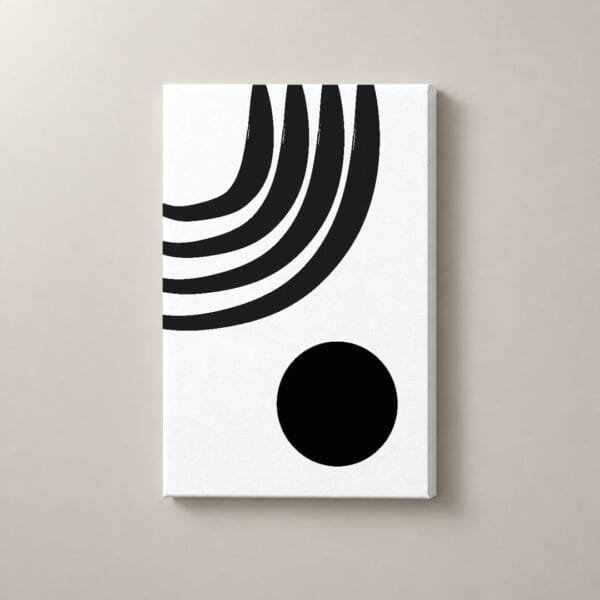 Punto de Encuentro, cuadro vertical en canvas