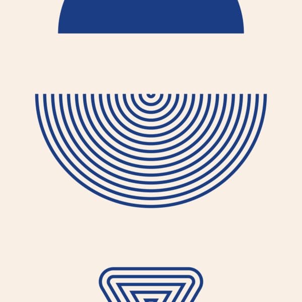Símbolos en Azul, arte sin mockup