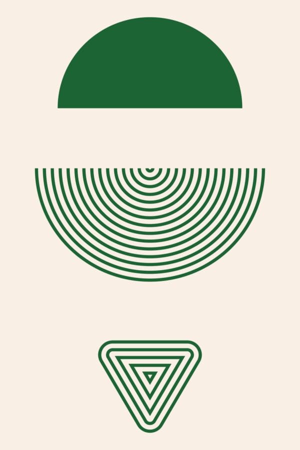 Símbolos en Verde, arte sin mockup