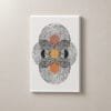 Resonancia Floral, cuadro vertical en canvas