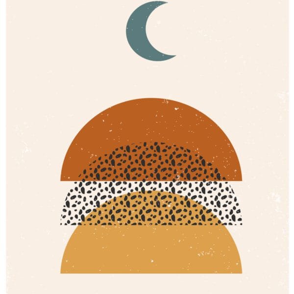 Luna sobre las Dunas, arte sin mockup