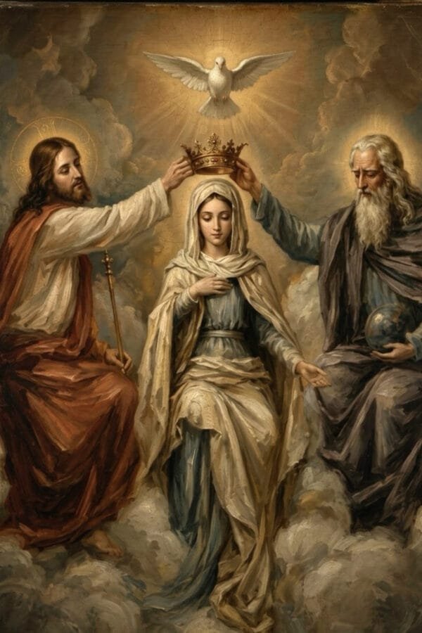 Coronación de la Virgen, arte sin mockup