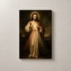 Divina Misericordia entre Nubes, cuadro vertical en canvas