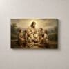 Jesús Enseña a los Niños, cuadro horizontal en canvas
