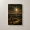 Los Magos Siguen la Estrella, cuadro vertical en canvas