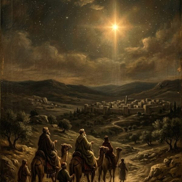 Los Magos Siguen la Estrella, arte sin mockup