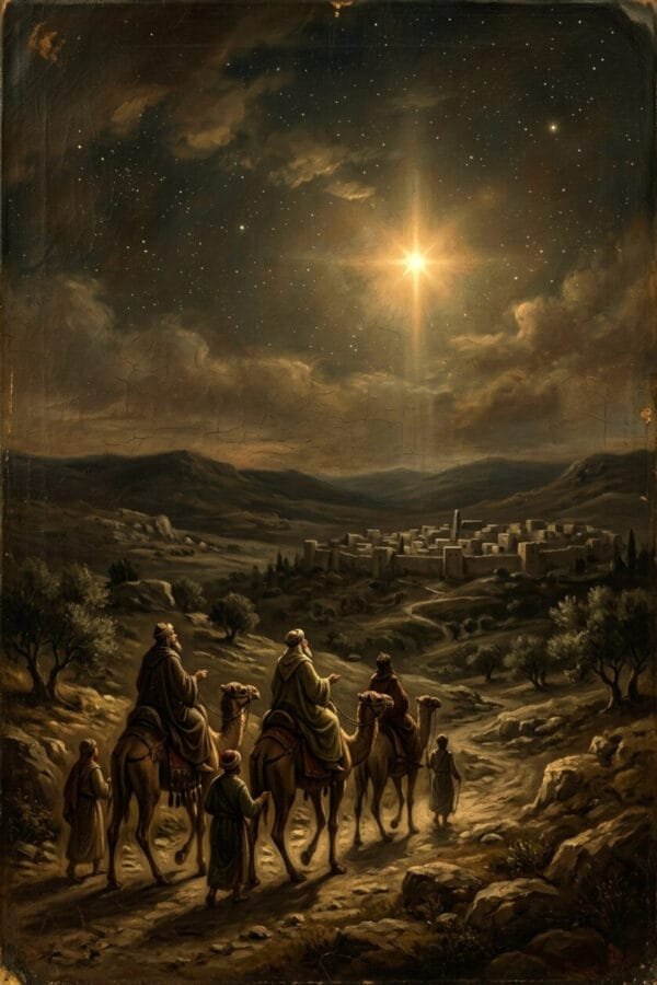 Los Magos Siguen la Estrella, arte sin mockup