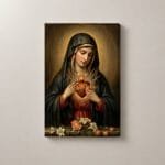 Corazón de María entre Flores