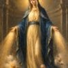 Virgen de la Gracia entre Rosas, arte sin mockup