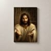 Jesús con los Brazos Abiertos, cuadro vertical en canvas