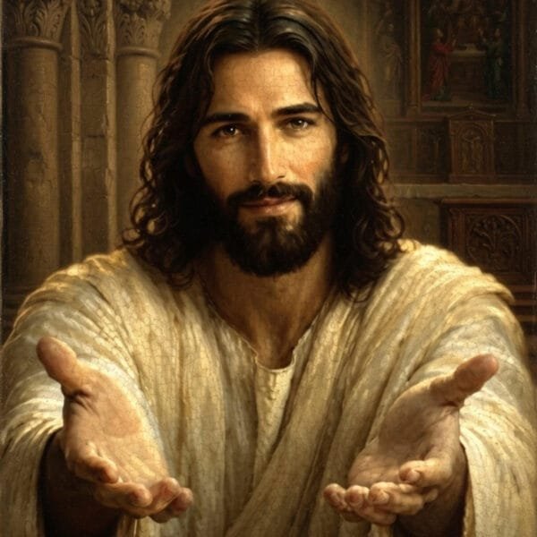 Jesús con los Brazos Abiertos, arte sin mockup