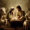 Natividad en el Establo, arte sin mockup