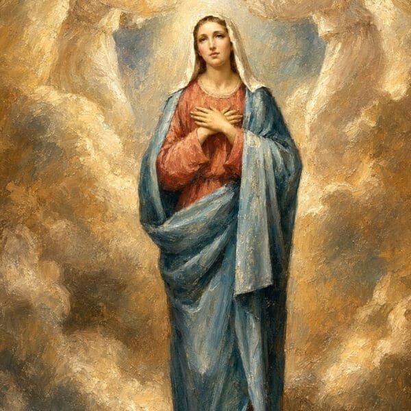 María Coronada por los Ángeles, arte sin mockup