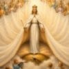 Reina del Cielo entre Ángeles, arte sin mockup