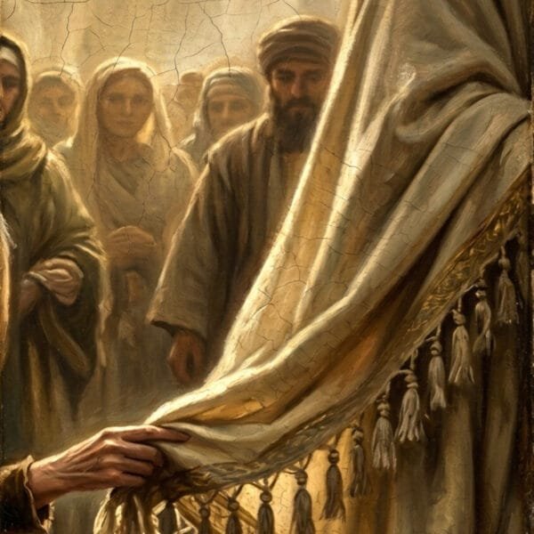 El Milagro de Tocar su Manto, arte sin mockup